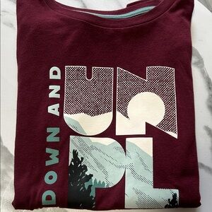 Sonoma Kids Burgundy Graphic Polo